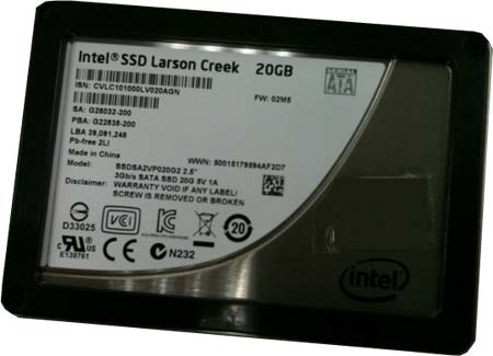 Фотоснимки Intel 311 Series SSD